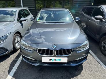 SPOTICAR Bmw Serie 3 Touring 318d 150 Ch Bva8 Luxury Occasion - Break Diesel Mineralgrau Metallic - Joinville Le Pont - 1204012409_4