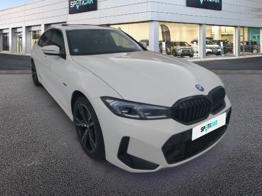 SPOTICAR Bmw Serie 3 30e Xdrive 292 Ch Bva8 M Sport Occasion - Berline Hybride Rechargeable Blanc - Le Grand Quevilly - 1204085690_3