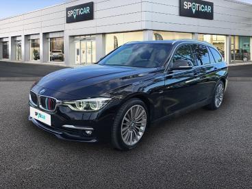SPOTICAR Bmw Serie 3 Touring 318i 136 Ch Bva8 Luxury Occasion - Break Essence Noir - La Seyne Sur Mer - 1204153797_1