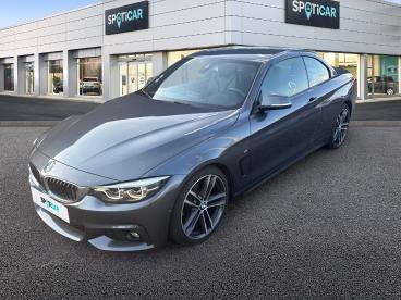 SPOTICAR Bmw Serie 4 Cab 420i 184 Ch Bva8 M Sport Occasion - Coupé-cabriolet Essence Gris - Anthy Sur Leman - 1203592427_1