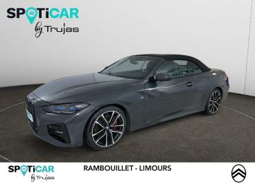 SPOTICAR Bmw Serie 4 Cab 420i 184 Ch Bva8 M Sport Occasion - Coupé-cabriolet Essence Gris - Gazeran - 1203846177_1