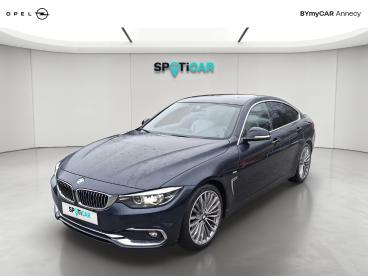 SPOTICAR Bmw Serie 4 Gran Coupe 420d 190 Ch Bva8 Luxury Occasion - Coupé-cabriolet Diesel Noir - Seynod - 1203899606_1