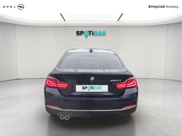 SPOTICAR Bmw Serie 4 Gran Coupe 420d 190 Ch Bva8 Luxury Occasion - Coupé-cabriolet Diesel Noir - Seynod - 1203899606_4