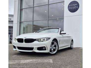 SPOTICAR Bmw Serie 4 Cab 420i 184 Ch Bva8 M Sport Occasion - Coupé-cabriolet Essence Blanc - Boe - 1204039068_1