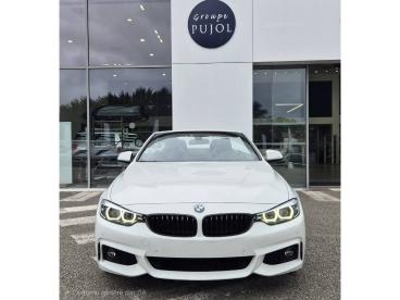 SPOTICAR Bmw Serie 4 Cab 420i 184 Ch Bva8 M Sport Occasion - Coupé-cabriolet Essence Blanc - Boe - 1204039068_3