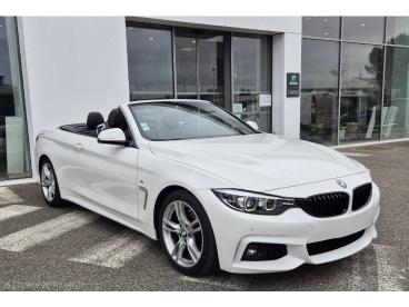 SPOTICAR Bmw Serie 4 Cab 420i 184 Ch Bva8 M Sport Occasion - Coupé-cabriolet Essence Blanc - Boe - 1204039068_4