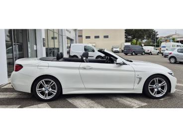 SPOTICAR Bmw Serie 4 Cab 420i 184 Ch Bva8 M Sport Occasion - Coupé-cabriolet Essence Blanc - Boe - 1204039068_5