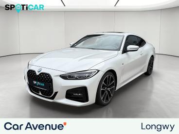 SPOTICAR Bmw Serie 4 Coupe 420d 190 Ch Bva8 M Sport Occasion - Coupé-cabriolet Hybride Blanc - Yutz - 1204184278_1