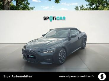 SPOTICAR Bmw Serie 4 Cab 420i 184 Ch Bva8 M Sport Occasion - Coupé-cabriolet Essence Noir - La Teste - 1204221795_1