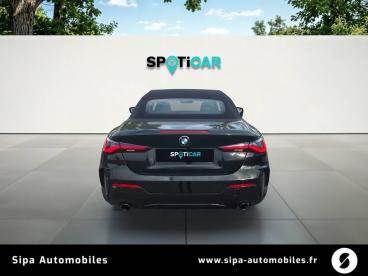 SPOTICAR Bmw Serie 4 Cab 420i 184 Ch Bva8 M Sport Occasion - Coupé-cabriolet Essence Noir - La Teste - 1204221795_4