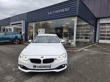 SPOTICAR Bmw Serie 4 Grand Coupe 18d 150ch Business Bva8 Occasion - Berline Diesel Blanc - Segre-en-anjou Bleu - 1203965710_1