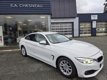 SPOTICAR Bmw Serie 4 Grand Coupe 18d 150ch Business Bva8 Occasion - Berline Diesel Blanc - Segre-en-anjou Bleu - 1203965710_3