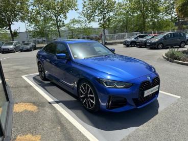 SPOTICAR Bmw Serie 4 Grand Coupe 20da Xdrive 190ch M Sport Occasion - Berline Hybride M Portimaoblau Métallisé - Amboise - 1204061437_2