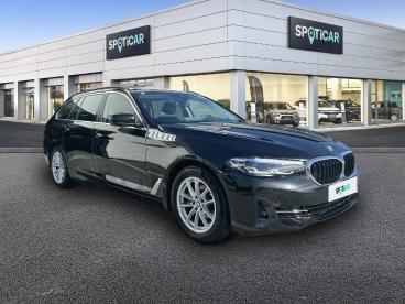 SPOTICAR Bmw Serie 5 Touring 520i Twinpower Turbo 184 Ch Bva8 Lounge Occasion - Break Essence Noir - Pontivy - 1203993786_3