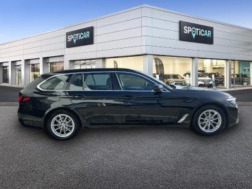 SPOTICAR Bmw Serie 5 Touring 520i Twinpower Turbo 184 Ch Bva8 Lounge Occasion - Break Essence Noir - Pontivy - 1203993786_4