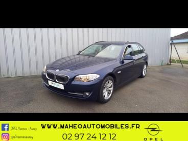 SPOTICAR Bmw Serie 5 Touring 20d 184ch Excellis Occasion - Break Diesel Bleu - Vannes - 1203837501_1
