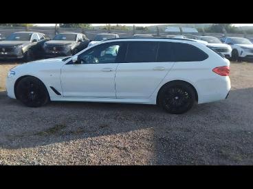 SPOTICAR Bmw Serie 5 Touring 20da 190ch M Sport Steptronic Euro6d-t Occasion - Break Diesel Frozen Brillantweiss - Normanville - 1204124144_2