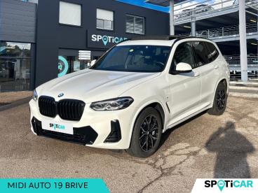 SPOTICAR Bmw X3 Xdrive20d 190ch M Sport Occasion - Suv-4x4 Hybride Mineralweiss Métallisé - Brive La Gaillarde - 1203773400_1
