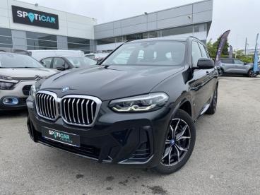 SPOTICAR Bmw X3 Xdrive30e 292ch M Sport Occasion - Suv-4x4 Hybride Rechargeable Saphirschwarz Métallisé - Brest - 1204019448_1