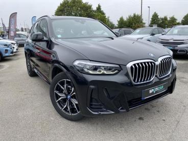 SPOTICAR Bmw X3 Xdrive30e 292ch M Sport Occasion - Suv-4x4 Hybride Rechargeable Saphirschwarz Métallisé - Brest - 1204019448_2