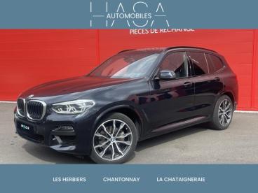 SPOTICAR Bmw X3 Xdrive20d 190ch M Sport Occasion - Suv-4x4 Hybride Saphirschwarz Métallisé - Les Herbiers - 1204162126_1