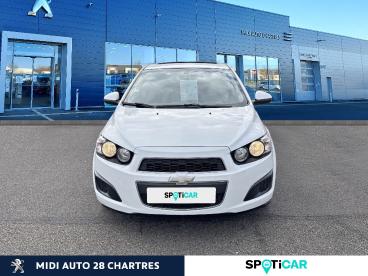 SPOTICAR Chevrolet Aveo 1.2 16v 86ch Lt 5p Occasion - Citadine Essence Blanc Alpin - Fontenay Sur Eure - 1203706950_2