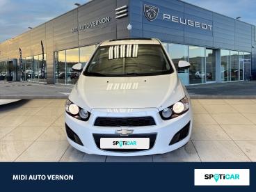 SPOTICAR Chevrolet Aveo 1.2 16v 86ch Lt 5p Occasion - Citadine Essence Blanc Alpin - La Chapelle Longueville - 1203868636_2
