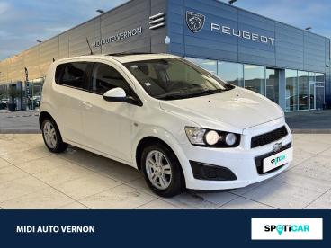 SPOTICAR Chevrolet Aveo 1.2 16v 86ch Lt 5p Occasion - Citadine Essence Blanc Alpin - La Chapelle Longueville - 1203972945_3