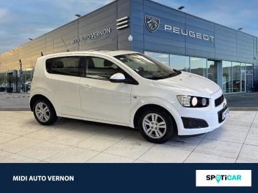 SPOTICAR Chevrolet Aveo 1.2 16v 86ch Lt 5p Occasion - Citadine Essence Blanc Alpin - La Chapelle Longueville - 1203972945_4