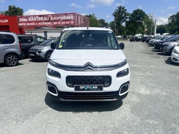 SPOTICAR Citroën Berlingo Taille Xl Bluehdi 130 S&s Bvm6 Feel Pack Occasion - Familiale Diesel Blanc - Les Herbiers - 1203568148_2