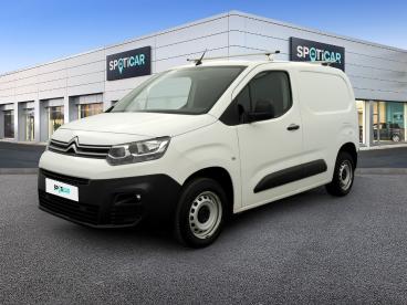 SPOTICAR Citroën Berlingo Van M 650 Bluehdi 75 S&s Bvm5 Club Occasion - Utilitaire Diesel Blanc - Aulnay - 1203667792_1