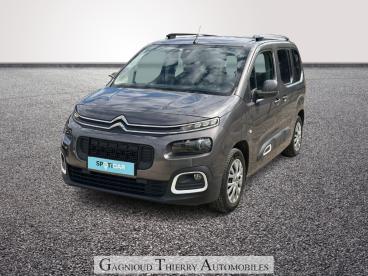 SPOTICAR Citroën Berlingo Taille M Puretech 110 S&s Bvm6 Feel Occasion - Familiale Essence Gris Foncé - Belley - 1203675140_1