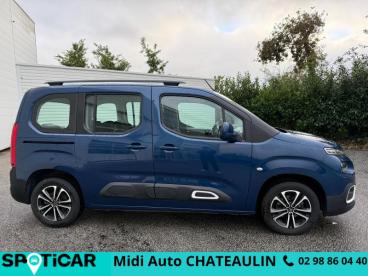 SPOTICAR Citroën Berlingo M Puretech 110ch S&s Shine Occasion - Familiale Essence Deep Blue (m) - Chateaulin - 1203681888_4