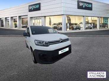 SPOTICAR Citroën Berlingo Van M 650 Bluehdi 75 Bvm5 Club Occasion - Utilitaire Diesel Blanc - Barentin - 1203760219_3