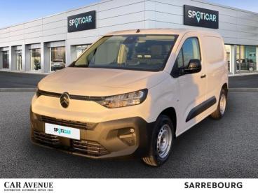 SPOTICAR Citroën Berlingo M 650kg Bluehdi 100ch S&s Pack Premium Connect Occasion - Utilitaire Diesel Blanc Icy - Sarrebourg - 1203762406_1