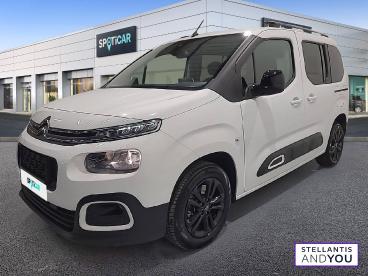 SPOTICAR Citroën Berlingo Taille M Bluehdi 130 S&s Bvm6 Shine Occasion - Familiale Diesel Blanc - Tours - 1203768601_1