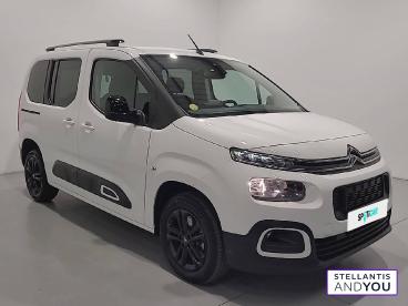 SPOTICAR Citroën Berlingo Taille M Bluehdi 130 S&s Bvm6 Shine Occasion - Familiale Diesel Blanc - Tours - 1203768601_3