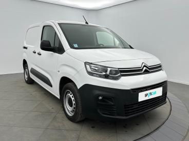 SPOTICAR Citroën Berlingo Van M 650 Bluehdi 100 S&s Bvm5 Club Occasion - Utilitaire Diesel Blanc - Carrieres-sous-poissy - 1203776618_3