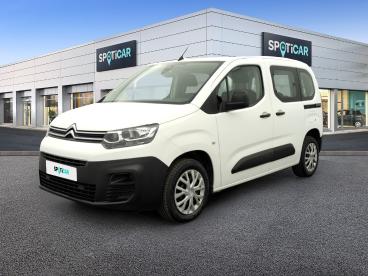 SPOTICAR Citroën Berlingo Taille M Bluehdi 100 S&s Bvm6 Live Occasion - Familiale Diesel Blanc - Carrieres-sous-poissy - 1203777831_1