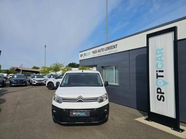 SPOTICAR Citroën Berlingo M 650kg Puretech 110 Club 7408.33 Ht Occasion - Utilitaire Essence Blanc Banquise - Caudan - 1203810639_3