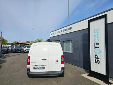 SPOTICAR Citroën Berlingo M 650kg Puretech 110 Club 7408.33 Ht Occasion - Utilitaire Essence Blanc Banquise - Caudan - 1203810639_4