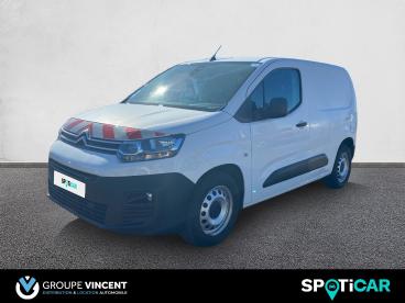 SPOTICAR Citroën Berlingo Fg M 650 1..6 Hdi 100ch Fap Bvm5 Occasion - Utilitaire Diesel Blanc - Nevers - 1203821230_1