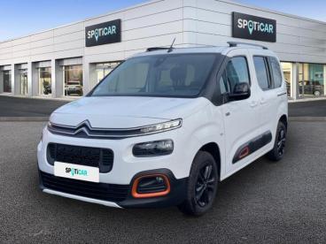 SPOTICAR Citroën Berlingo M Puretech 130ch S&s Feel Pack Eat8 Occasion - Familiale Essence Blanc Banquise - Vernon - 1203856710_1