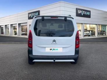 SPOTICAR Citroën Berlingo M Puretech 130ch S&s Feel Pack Eat8 Occasion - Familiale Essence Blanc Banquise - Vernon - 1203856710_5