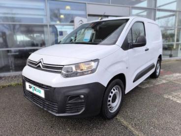 SPOTICAR Citroën Berlingo M 650kg Bluehdi 100 S&s Club Bvm5 Occasion - Utilitaire Diesel Blanc Banquise - Ploemeur - 1203900224_2