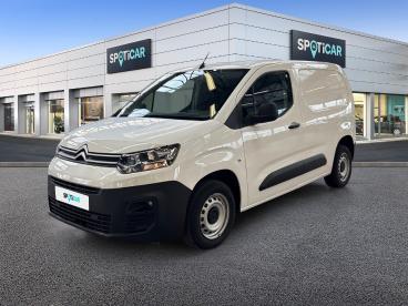 SPOTICAR Citroën Berlingo Van M 650 Bluehdi 100 S&s Bvm6 Club Occasion - Utilitaire Diesel Blanc - Dijon - 1203939020_1