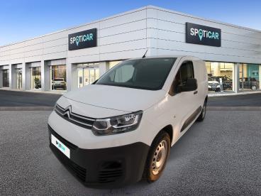 SPOTICAR Citroën Berlingo Van M 1000 Bluehdi 100 S&s Bvm6 Worker Occasion - Utilitaire Diesel Blanc - Le Grand Quevilly - 1203943593_1