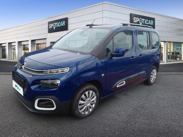 SPOTICAR Citroën Berlingo Taille M Bluehdi 130 S&s Eat8 Feel Occasion - Familiale Diesel Bleu Fonce - Conde-sur-noireau - 1204006561_1
