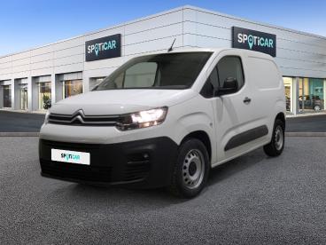 SPOTICAR Citroën Berlingo Van M 650 Puretech 110 S&s Bvm6 Club Occasion - Utilitaire Essence Blanc - Cesson-sevigne - 1204010835_1