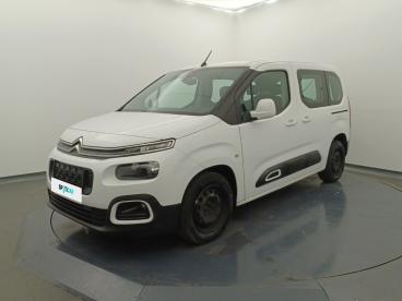SPOTICAR Citroën Berlingo Taille M Puretech 110 S&s Bvm6 Live Occasion - Familiale Essence Blanc - Le Mans - 1204010888_1
